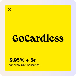 GoCardless Fee