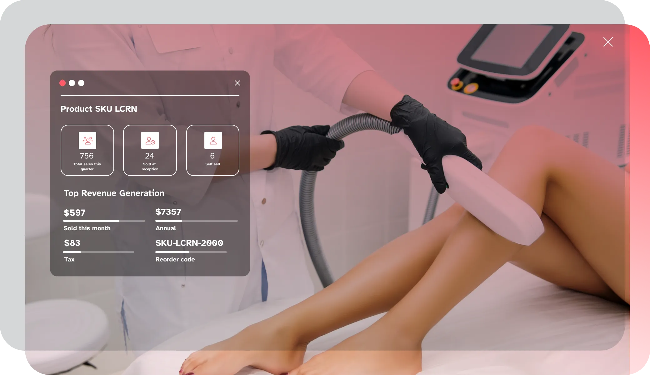 Hair Removal studios inventory management system