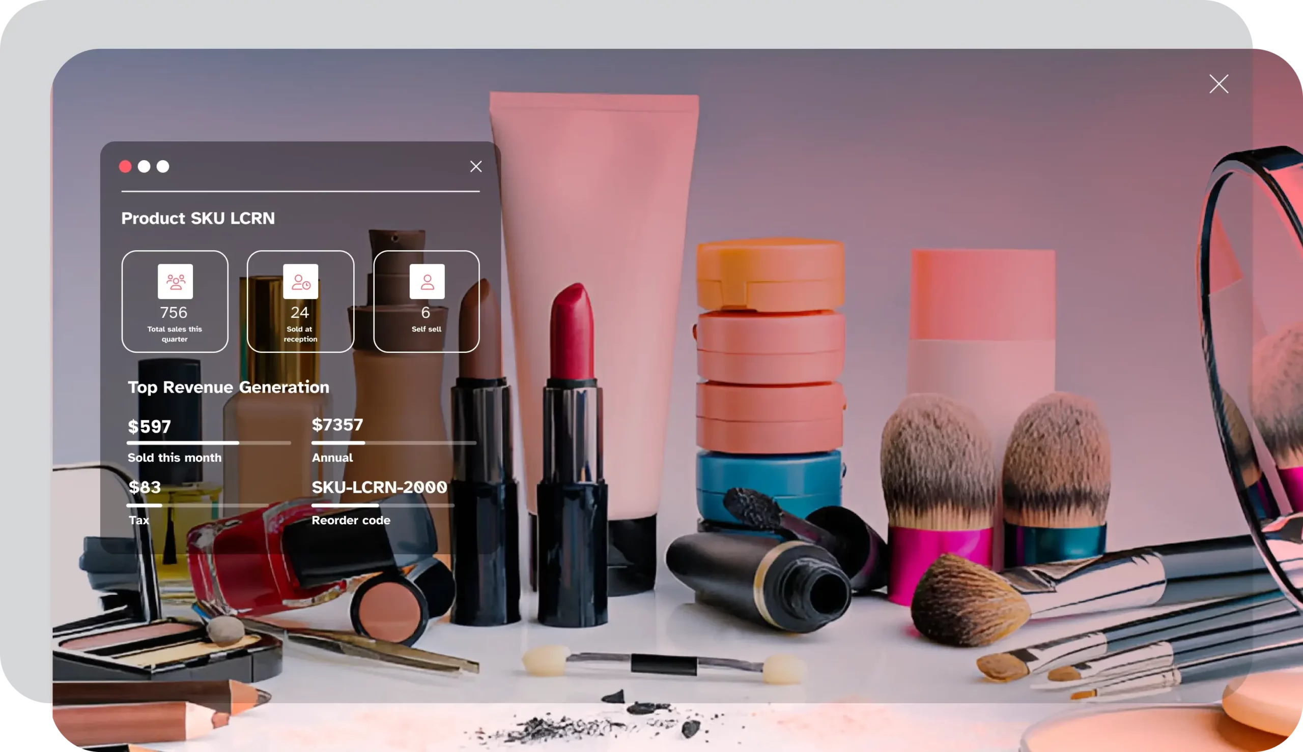 Makeup Artist inventory management system