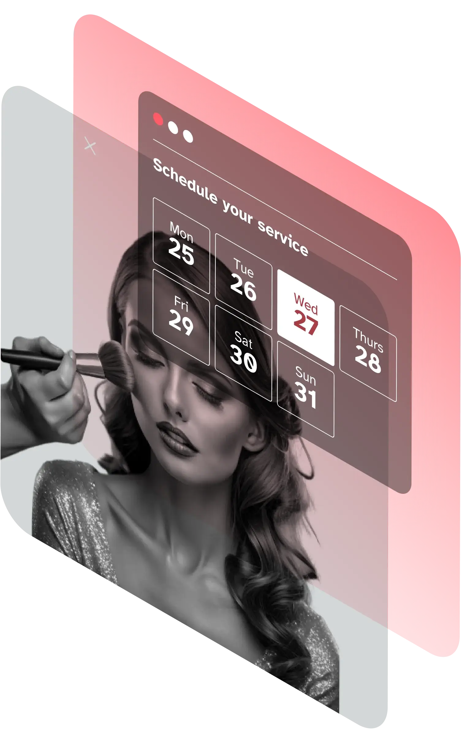 Scheduling software for makeup artist