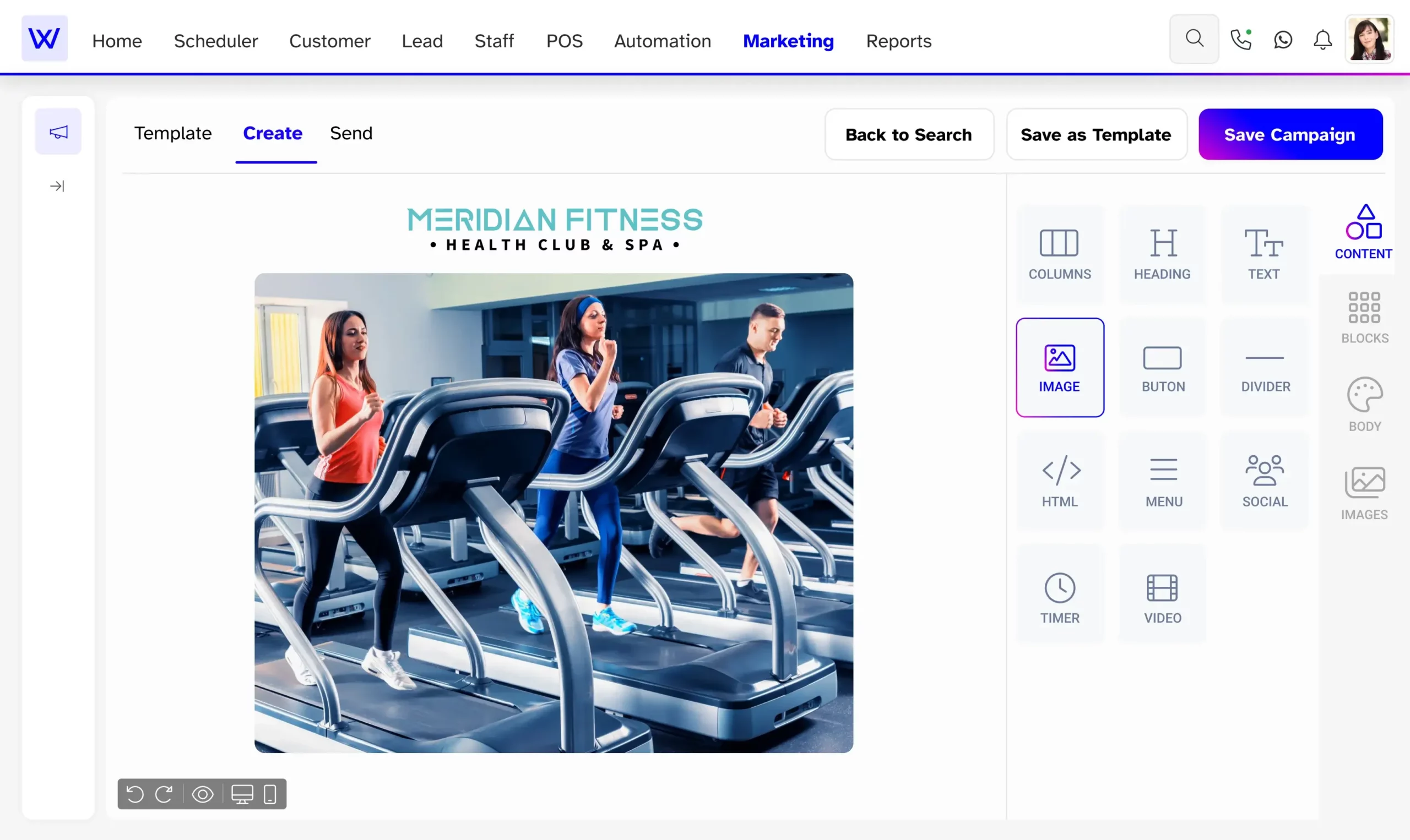 Wellyx health club marketing software