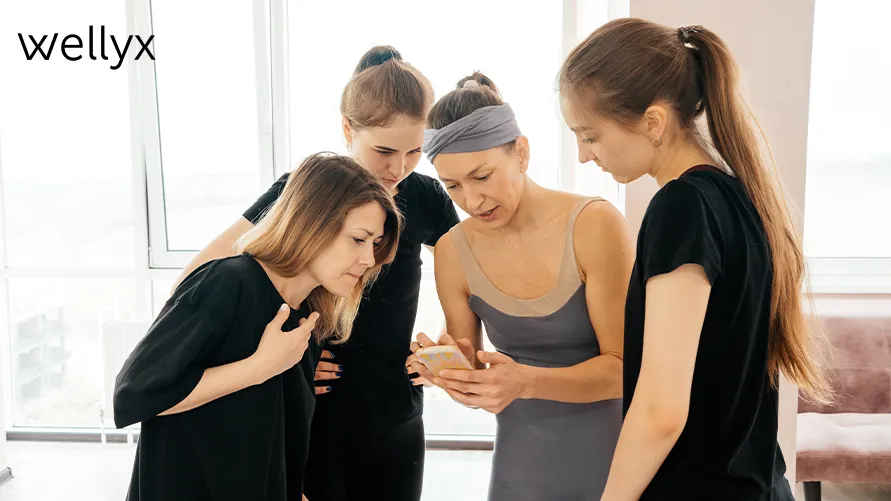 Dance studio membership management feature