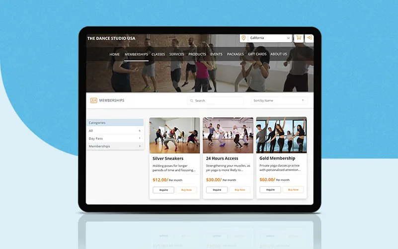 Wellyx all-in-one dance studio software